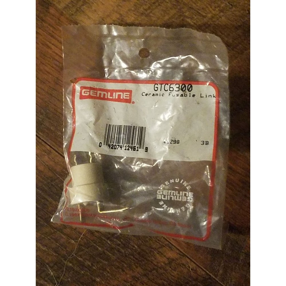 Ceramic Fusable Link GTC6300 Gemline 300 Degrees New Sealed Furnace Heat HVAC